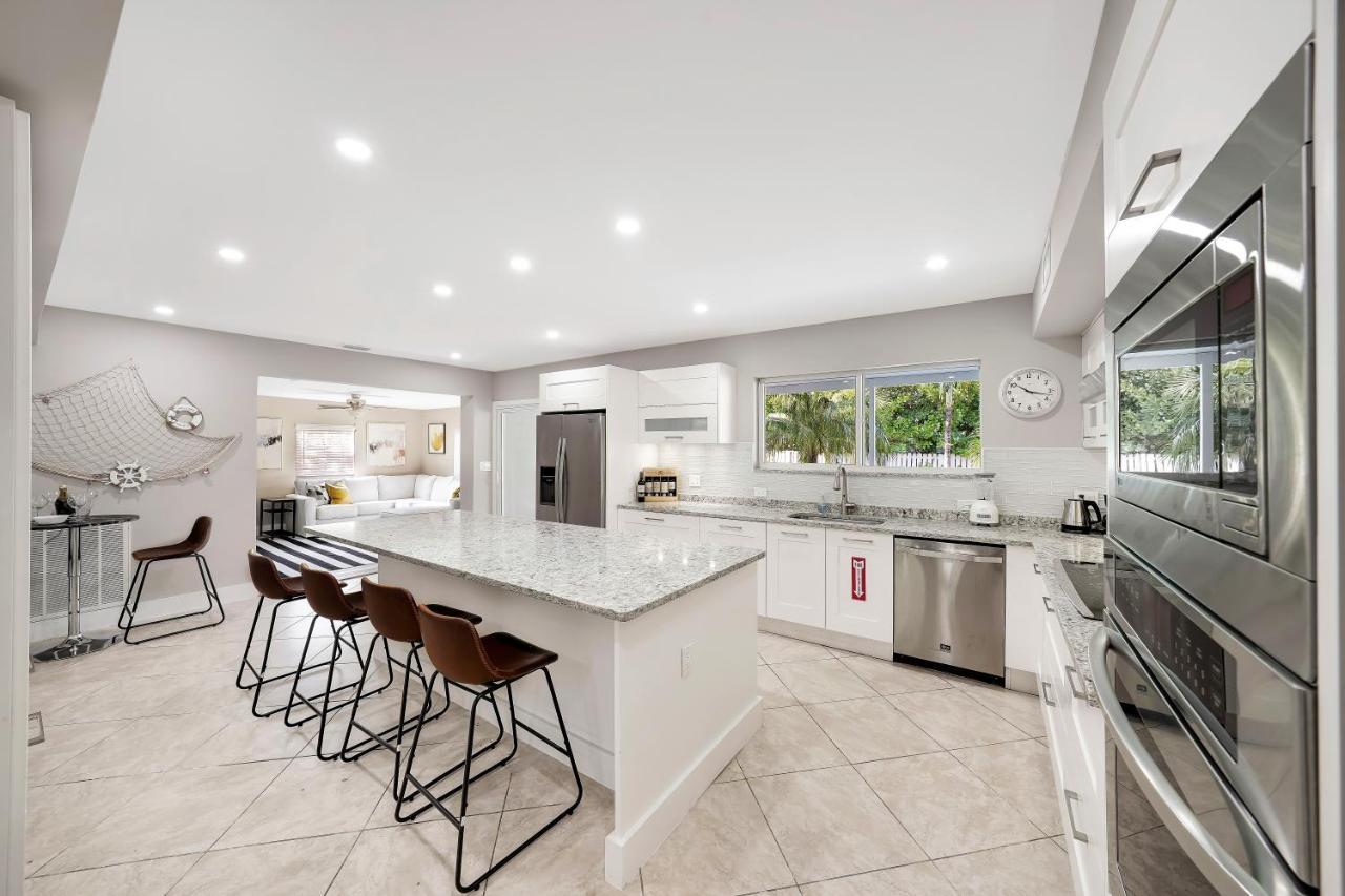 Comfortable 4 Bedroom House With Pool By Pmi Fort Lauderdale Eksteriør billede