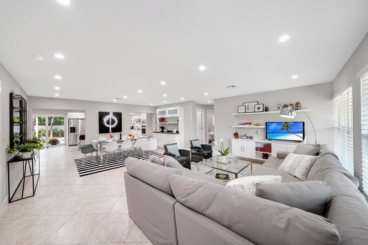 Comfortable 4 Bedroom House With Pool By Pmi Fort Lauderdale Eksteriør billede