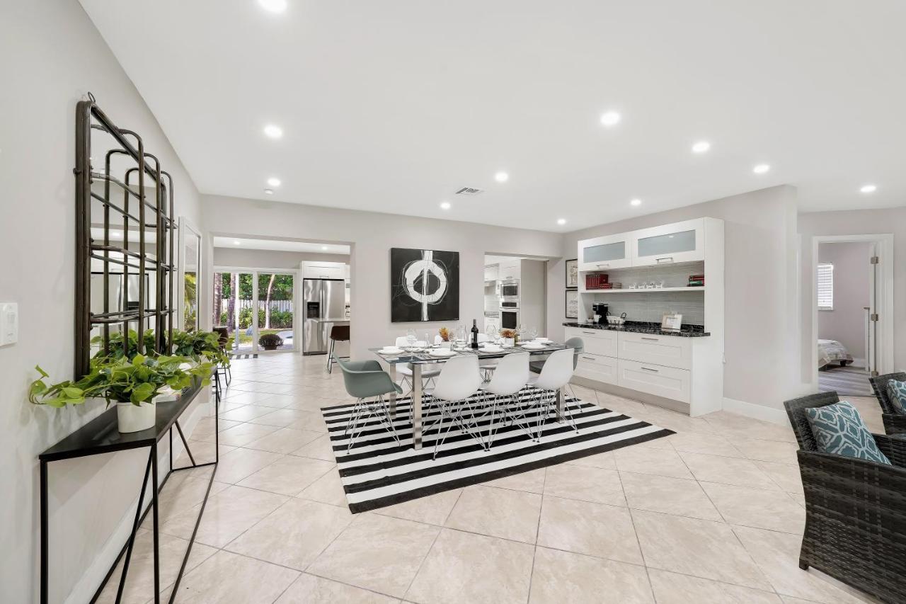 Comfortable 4 Bedroom House With Pool By Pmi Fort Lauderdale Eksteriør billede