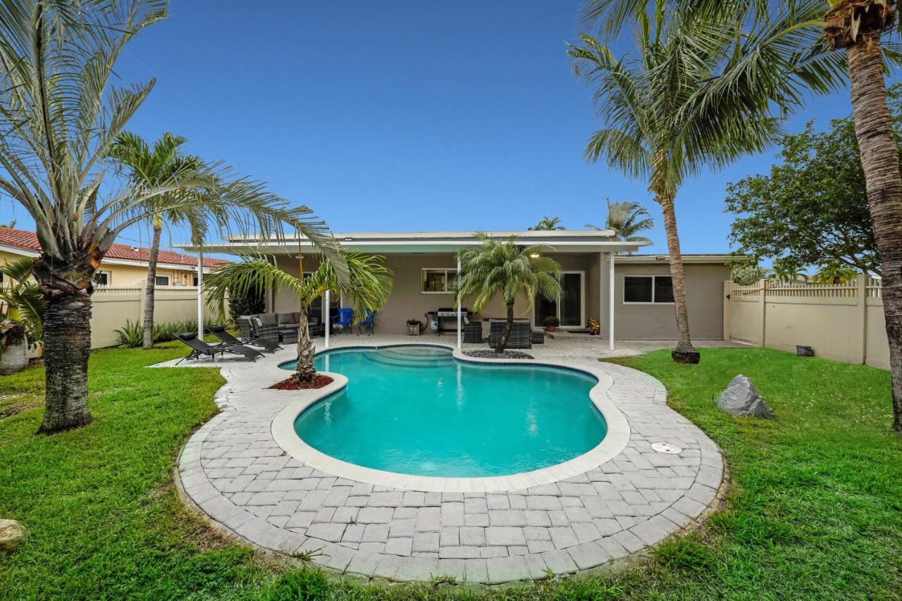 Comfortable 4 Bedroom House With Pool By Pmi Fort Lauderdale Eksteriør billede