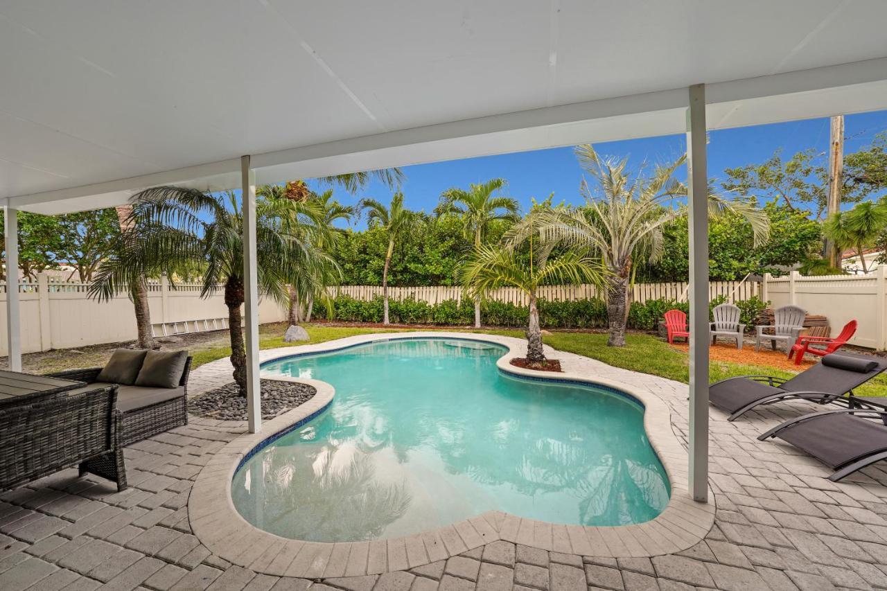 Comfortable 4 Bedroom House With Pool By Pmi Fort Lauderdale Eksteriør billede