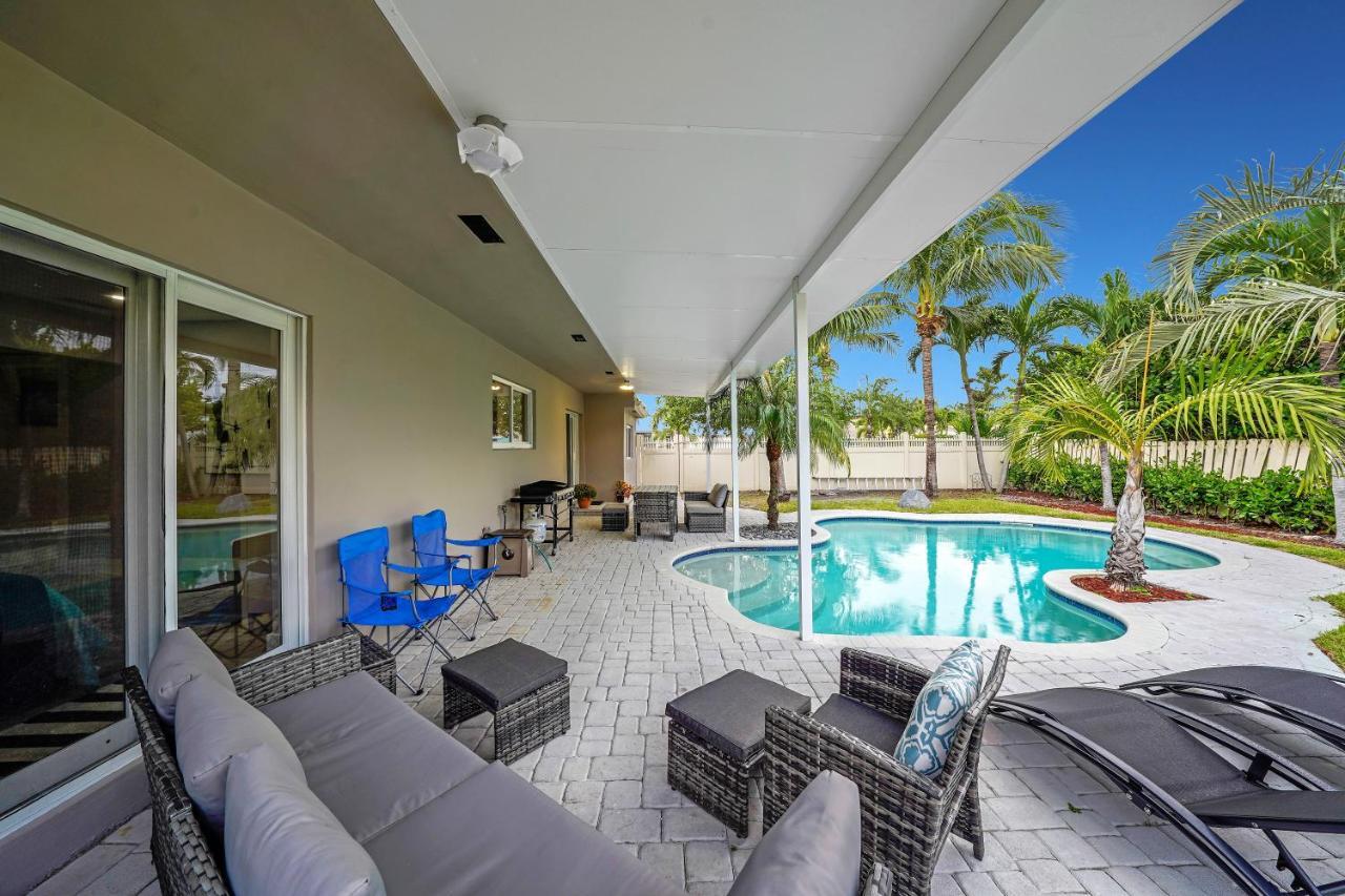 Comfortable 4 Bedroom House With Pool By Pmi Fort Lauderdale Eksteriør billede