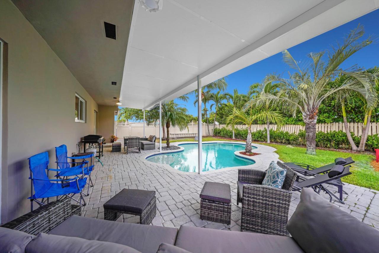 Comfortable 4 Bedroom House With Pool By Pmi Fort Lauderdale Eksteriør billede